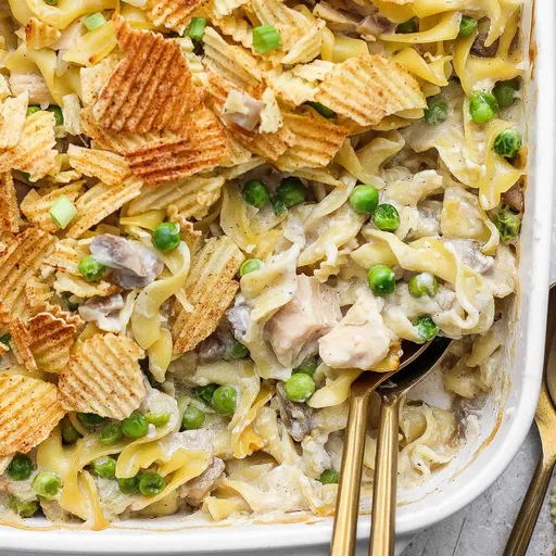 Sour Cream and Onion Tuna Noodle Casserole
