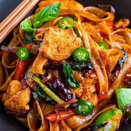 Thai Drunken Noodles (Pad Kee Mao)