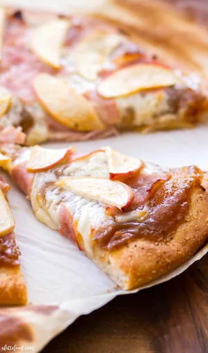Apple Butter Ham Pizza