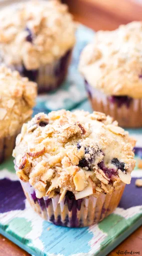 Blueberry Orange Crumb Muffins