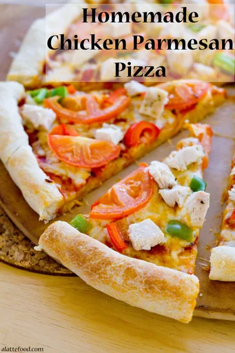 Pizza Casera de Pollo a la Parmesana