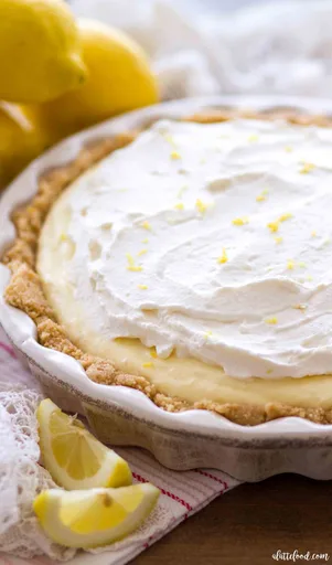 Tarta cremosa de limón sin horno