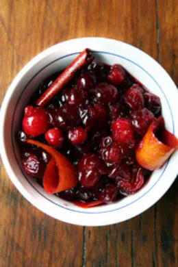 Homemade Red Wine Cranberry Sauce