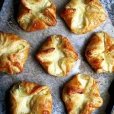 Homemade Ricotta Cheese Danishes with Lemon Zest