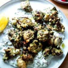 Souvlaki de Pollo Griego Súper Fácil