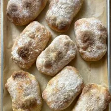 No-Knead Overnight Sandwich Rolls