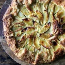 Apple-Frangipane Galette