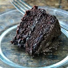 Tarta de doble chocolate con ganache de chocolate de Gourmet