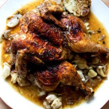 Spatchcock Chicken Recipe with Za'atar and Lemon