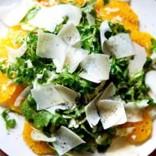 Teri's Sliced Orange Salad with Arugula, Fennel & Shaved Parmesan