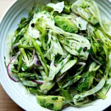 Shaved Fennel Salad with Avocado & Lemon