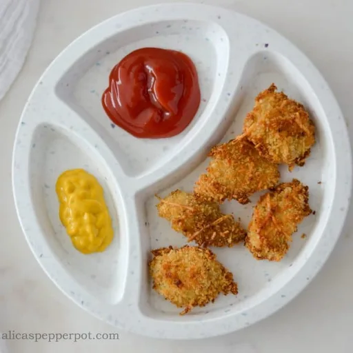 Nuggets de pollo al horno