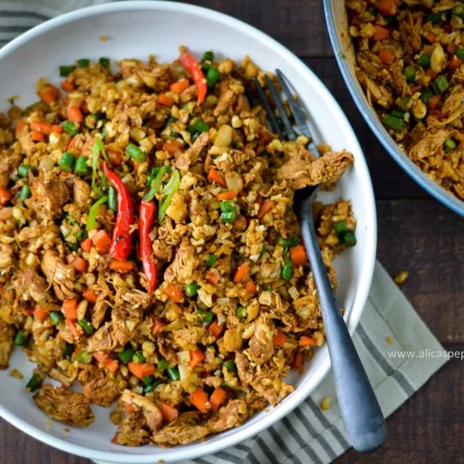 Arroz Frito de Coliflor