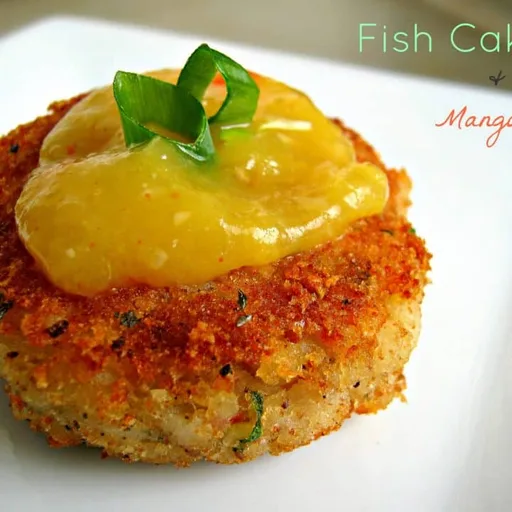 Guyanese-style Fish Cakes with Mango Sour