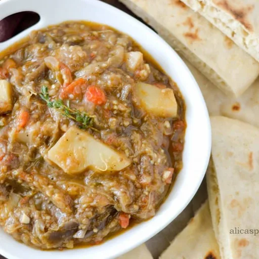 Berenjena Salteada (Fry Baigan)