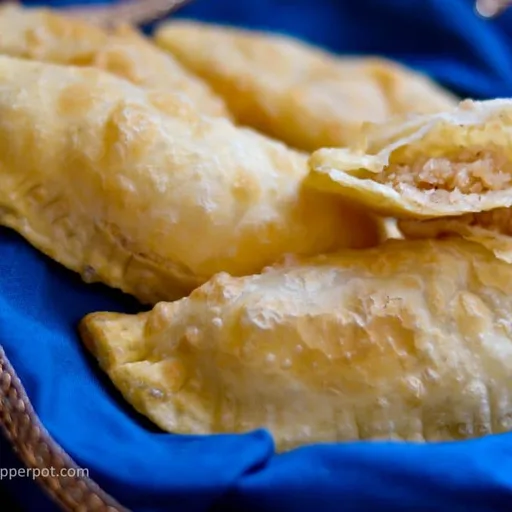 Goja (Gujiya) - Empanadilla especiada de coco