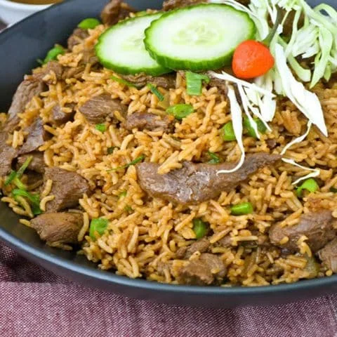 Arroz Frito con Cordero