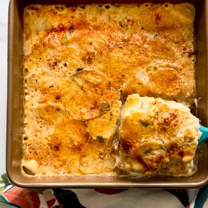 Scalloped Eddoes in Coconut Milk