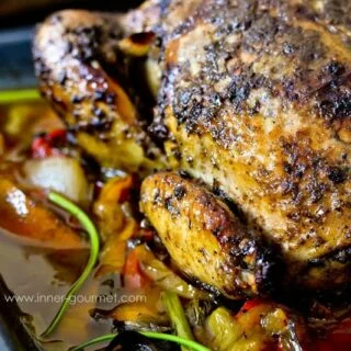Whole roasted Jerk Chicken