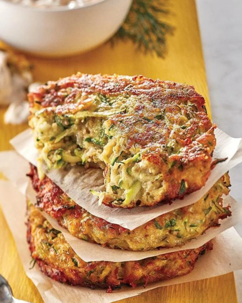 Courgette fritters