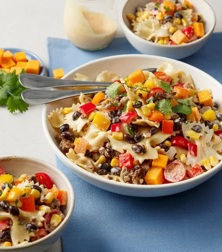 Ensalada de pasta estilo vaquero