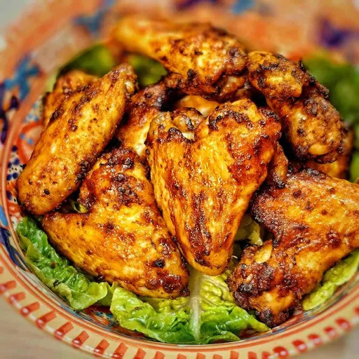 Alitas de pollo a la barbacoa en freidora de aire