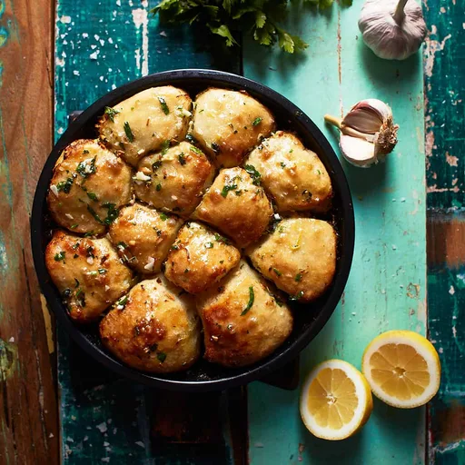 Air Fryer Garlic Pizza Bread Made from Scratch