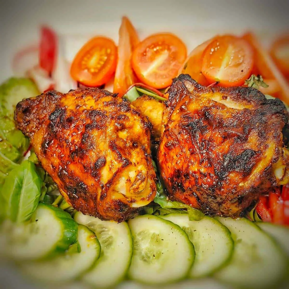 Air Fryer Marinated Chicken Thighs Recipe