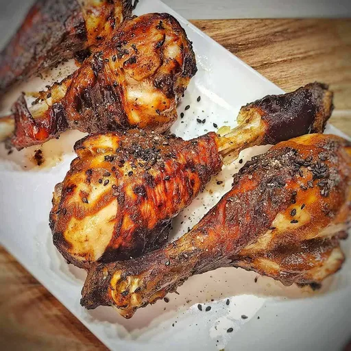 Muslos de Pollo al Estilo Asiático en Freidora de Aire