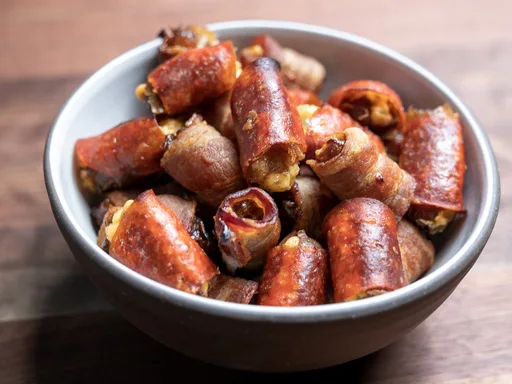Cream Cheese and Pepperoni Devils On Horseback