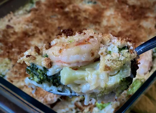 Garlic Shrimp Casserole