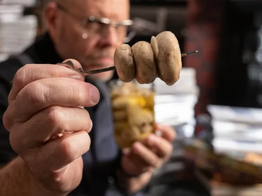 Good Eats Pickled Mushrooms