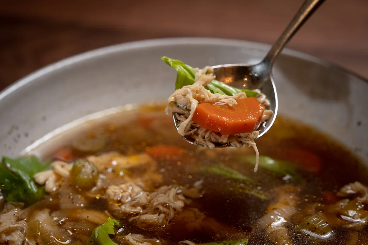 Chicken Soup a la Pressure