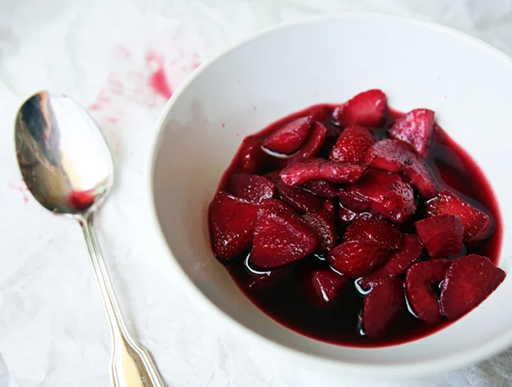 Macerated Strawberries