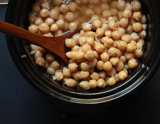 Garbanzos en Olla de Cocción Lenta