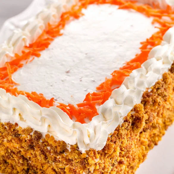 Carrot Cake (Easy Blender Recipe)
