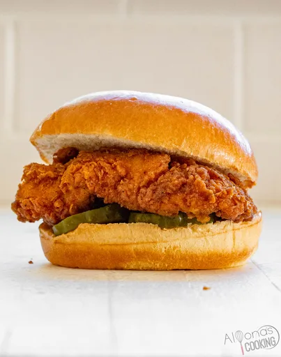Sándwich de Pollo Estilo Chick-fil-A