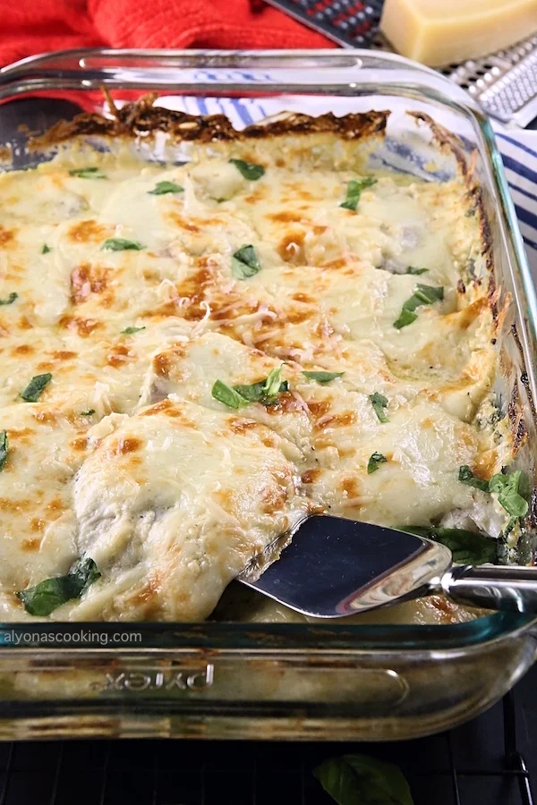 Creamy Baked Tilapia Spinach Recipe