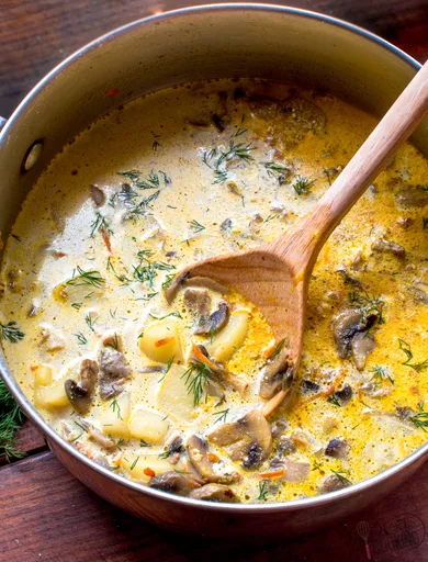 The BEST Mushroom Soup Recipe