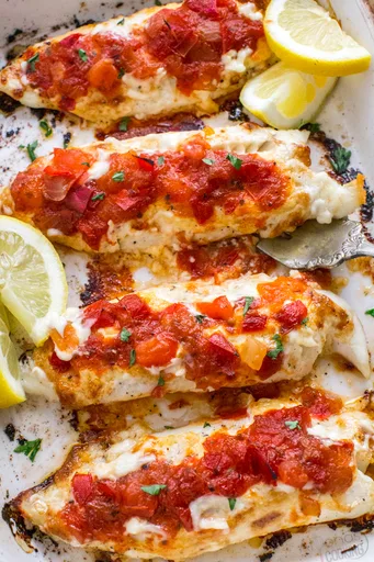 Pescado con Salsa de Mango
