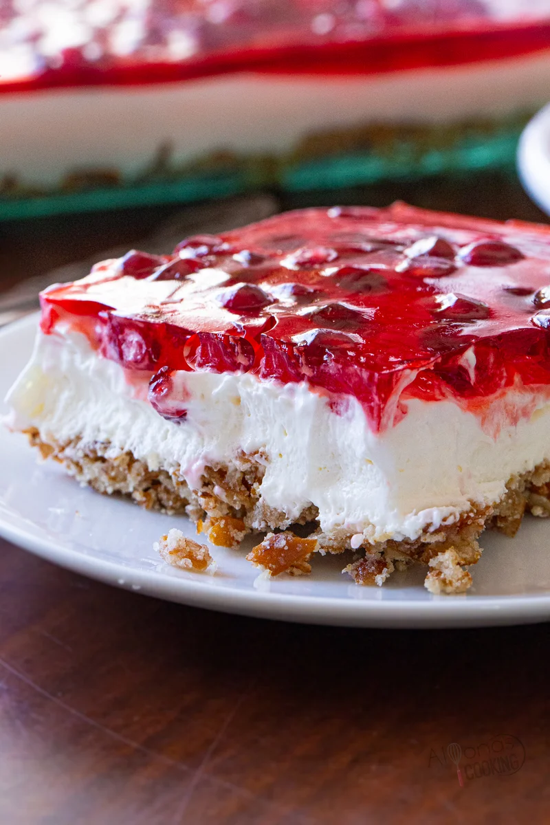Pomegranate Pretzel Salad