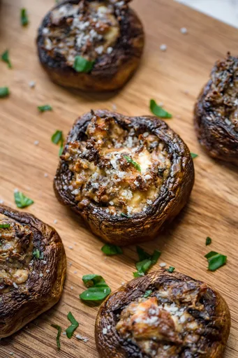 Receta de champiñones rellenos