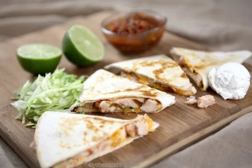 Quesadillas de pollo súper fáciles