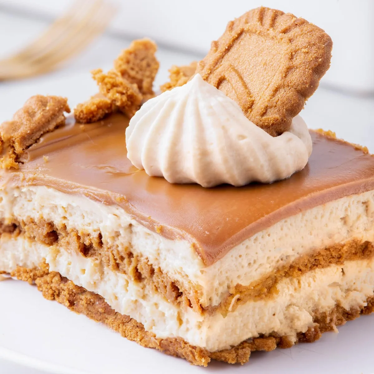 Biscoff Icebox Cake