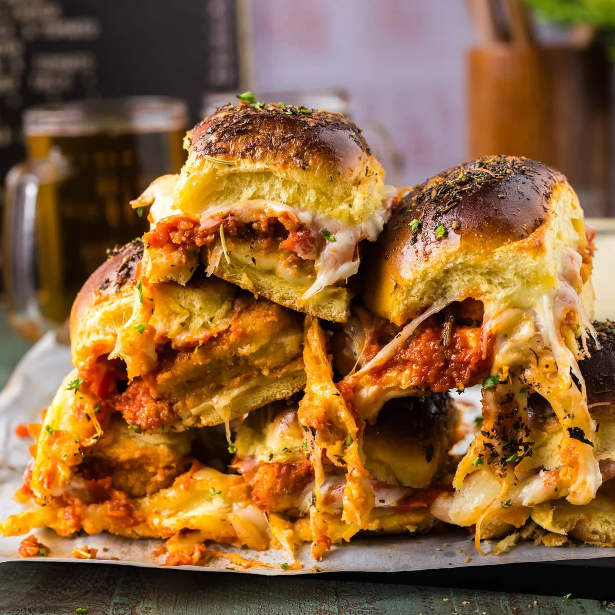 Chicken Parmesan Sliders