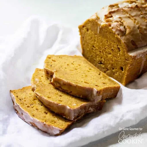 Pumpkin Bread with Maple Glaze