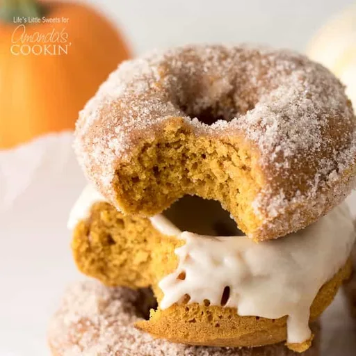 Donuts especiados de calabaza