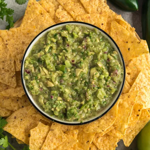 Tomatillo Onion Avocado Salsa