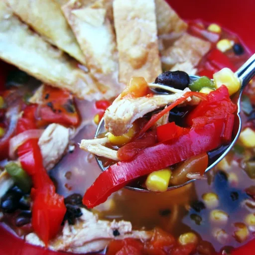 Easy & Healthy Mexican Chicken Soup