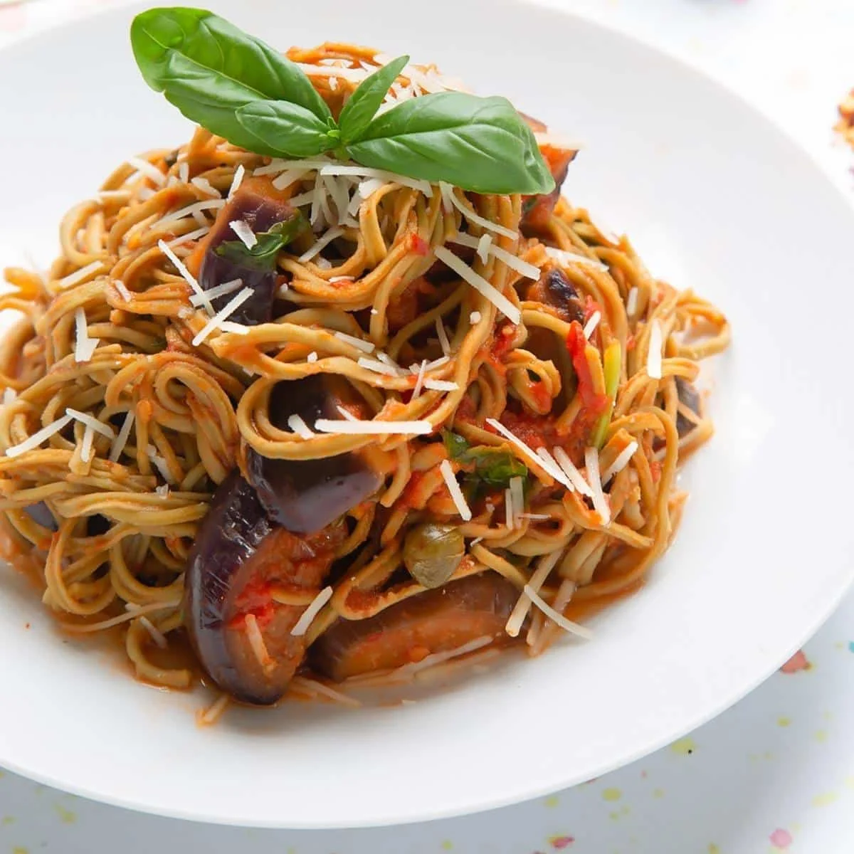 10-Minute Vegan Spaghetti Alla Norma Recipe